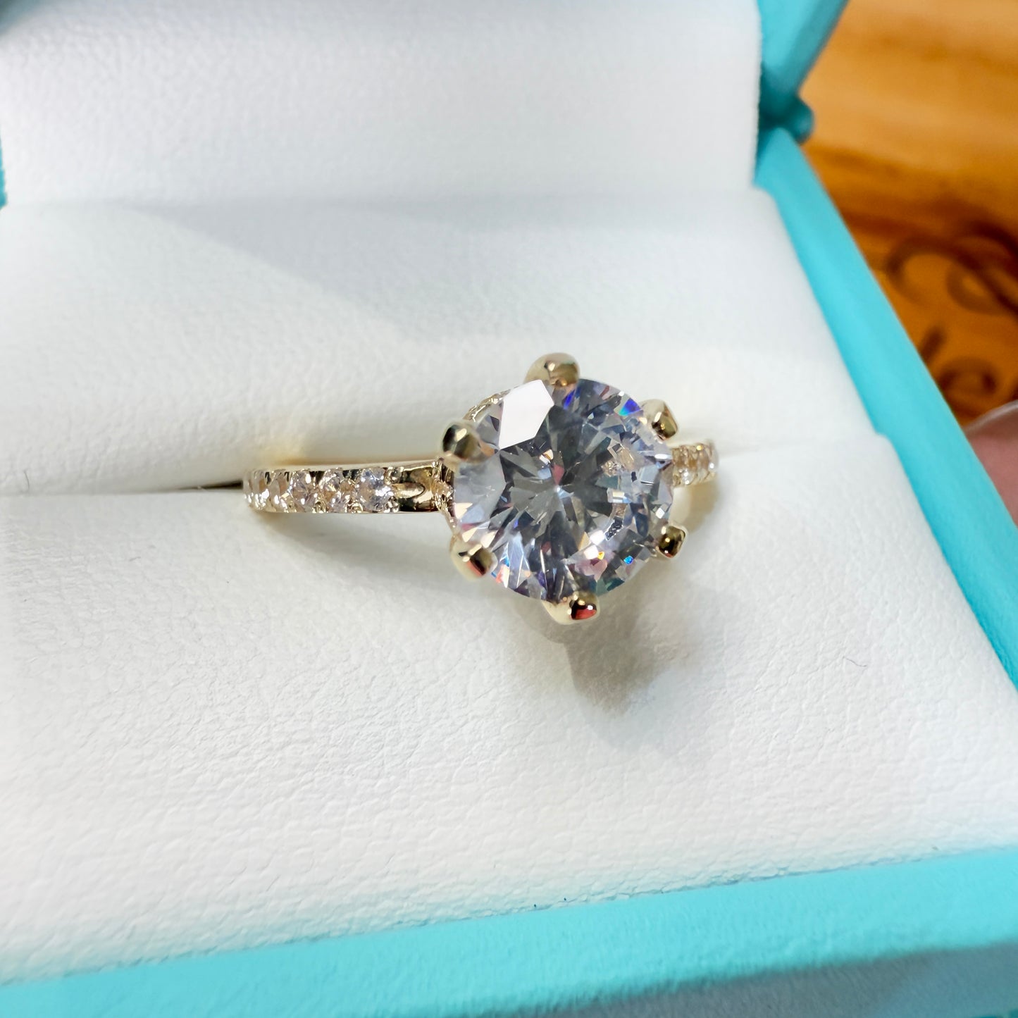 Anillo princesa en oro