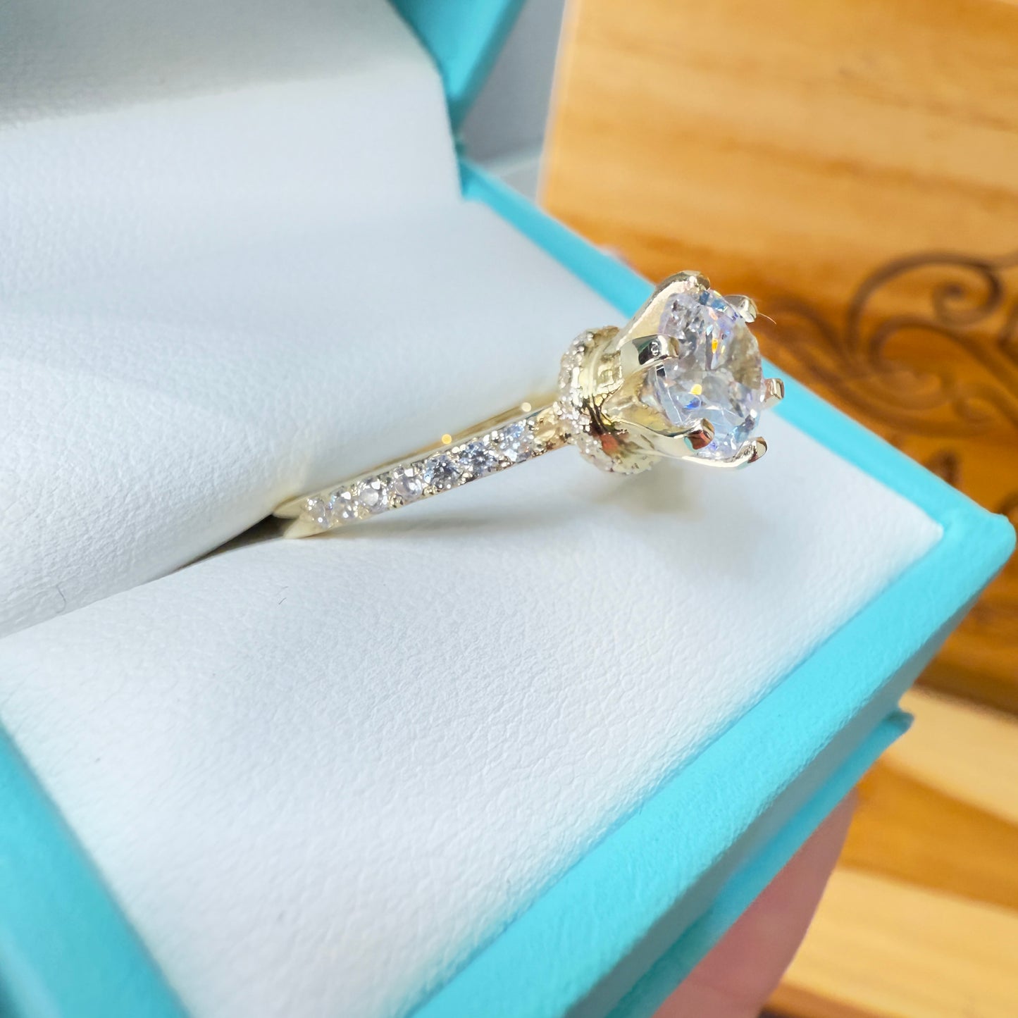 Anillo princesa en oro