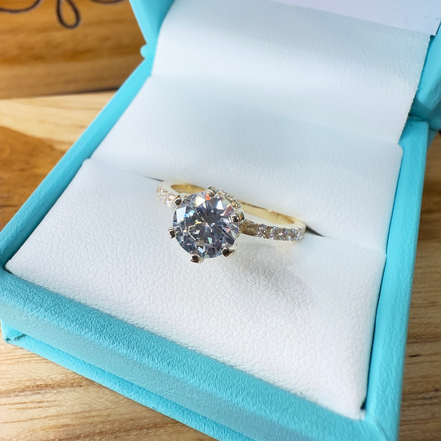 Anillo princesa en oro
