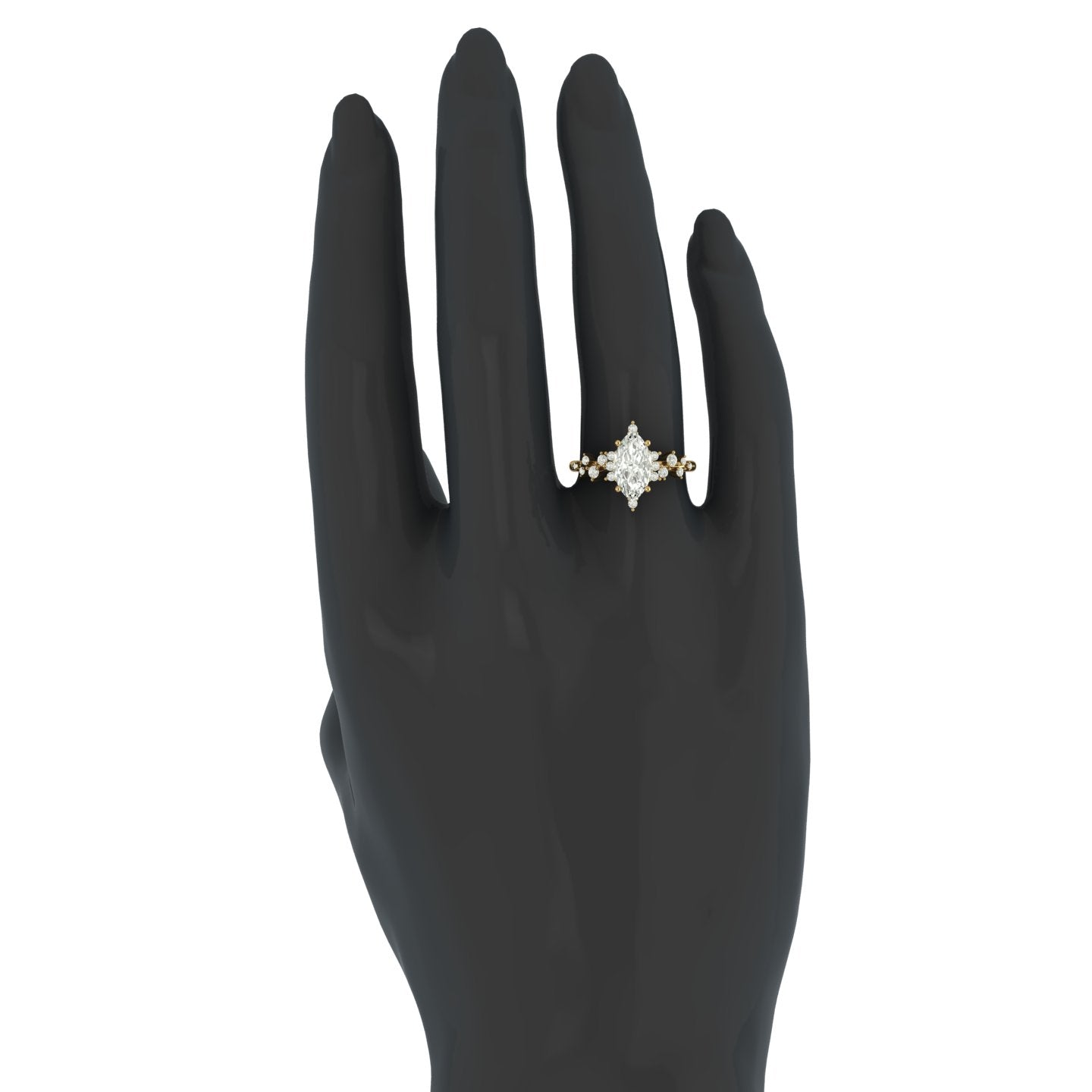Anillo Vintage con Piedra Marquis