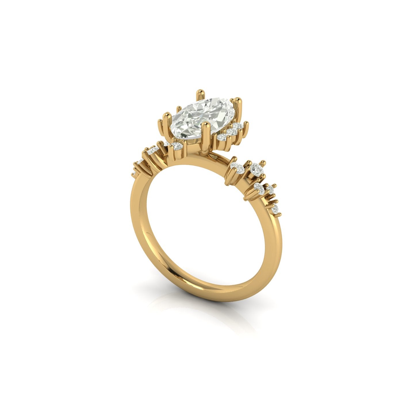 Anillo Vintage con Piedra Marquis