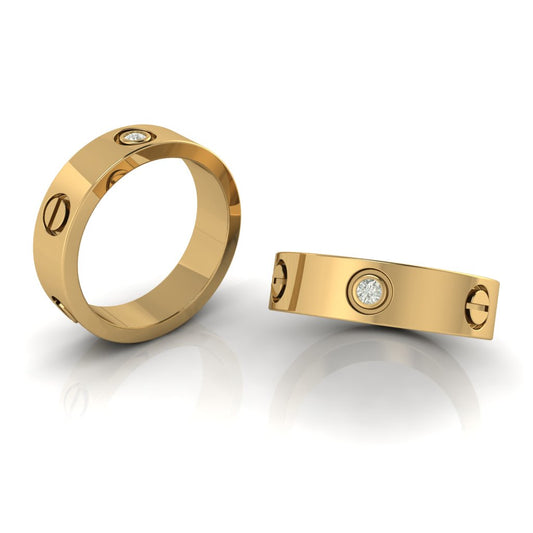 Anillo Industrial con Tornillos y Piedras