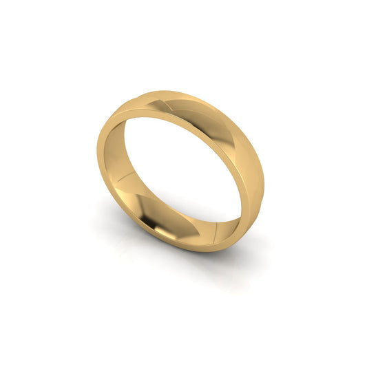 Anillo Boda Banda Tallada Minimalista