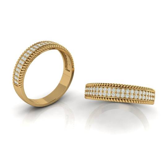 Anillo Híbrido con Centro de Piedras