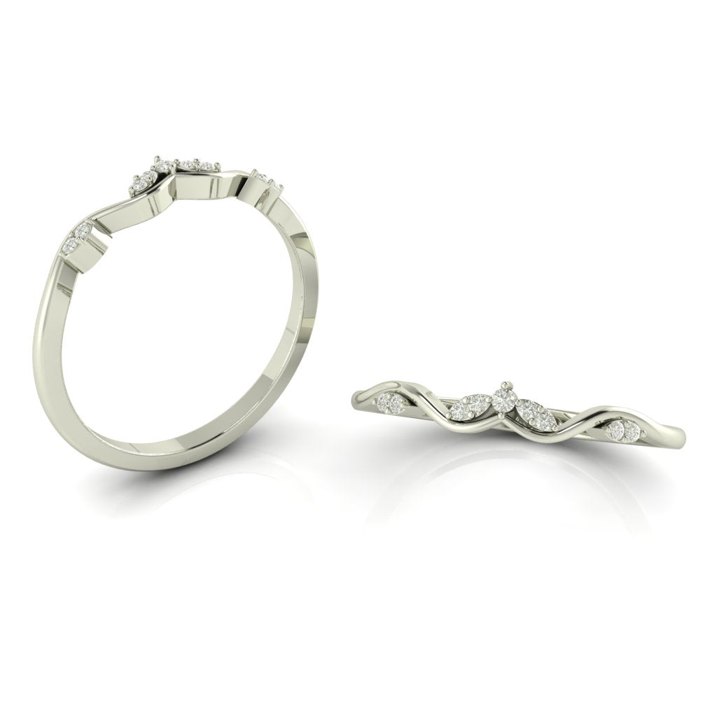 Anillo Lazo Elegance con Pavé