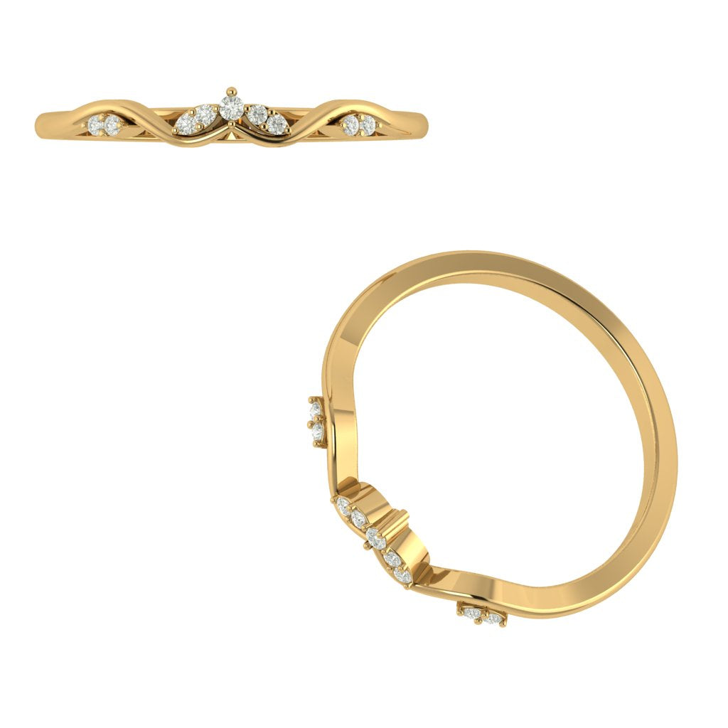 Anillo Lazo Elegance con Pavé