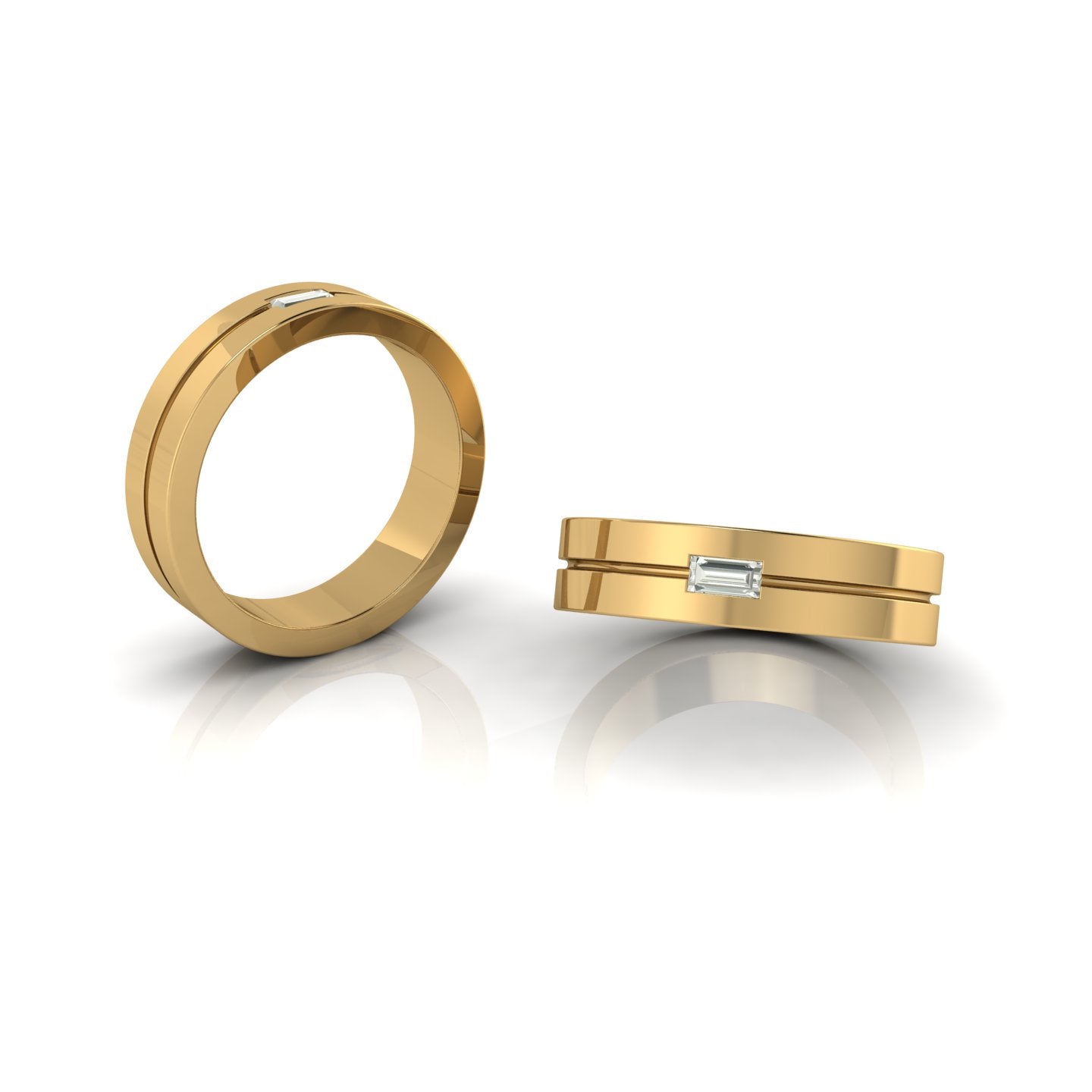 Anillo Baguette Royale Minimalista