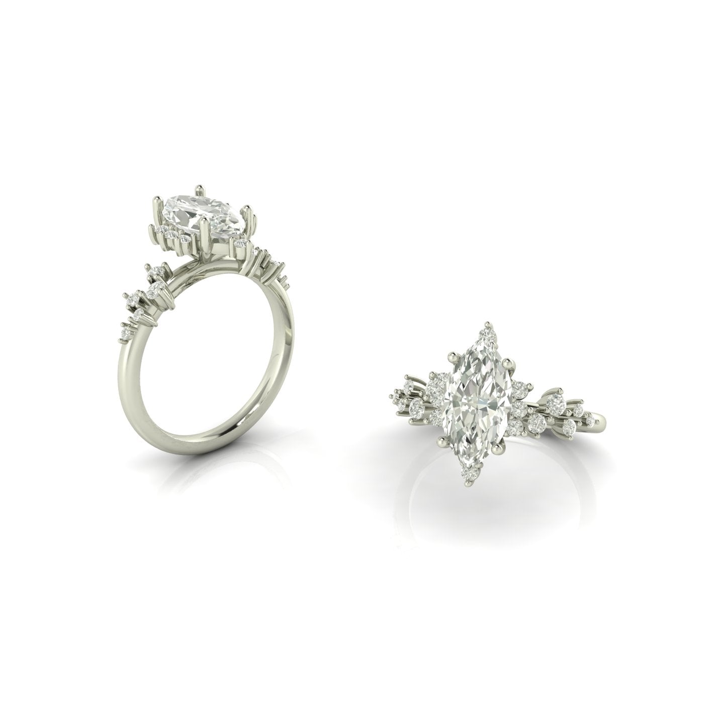 Anillo Vintage con Piedra Marquis