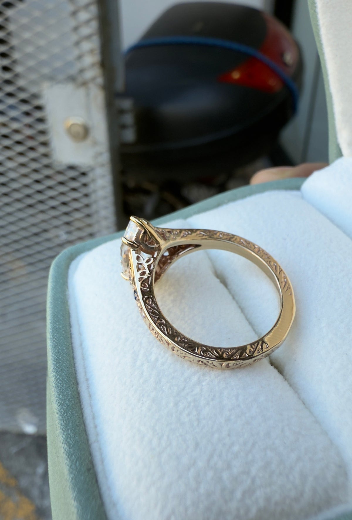Anillo de Compromiso Corte Marquise — Mod. 5