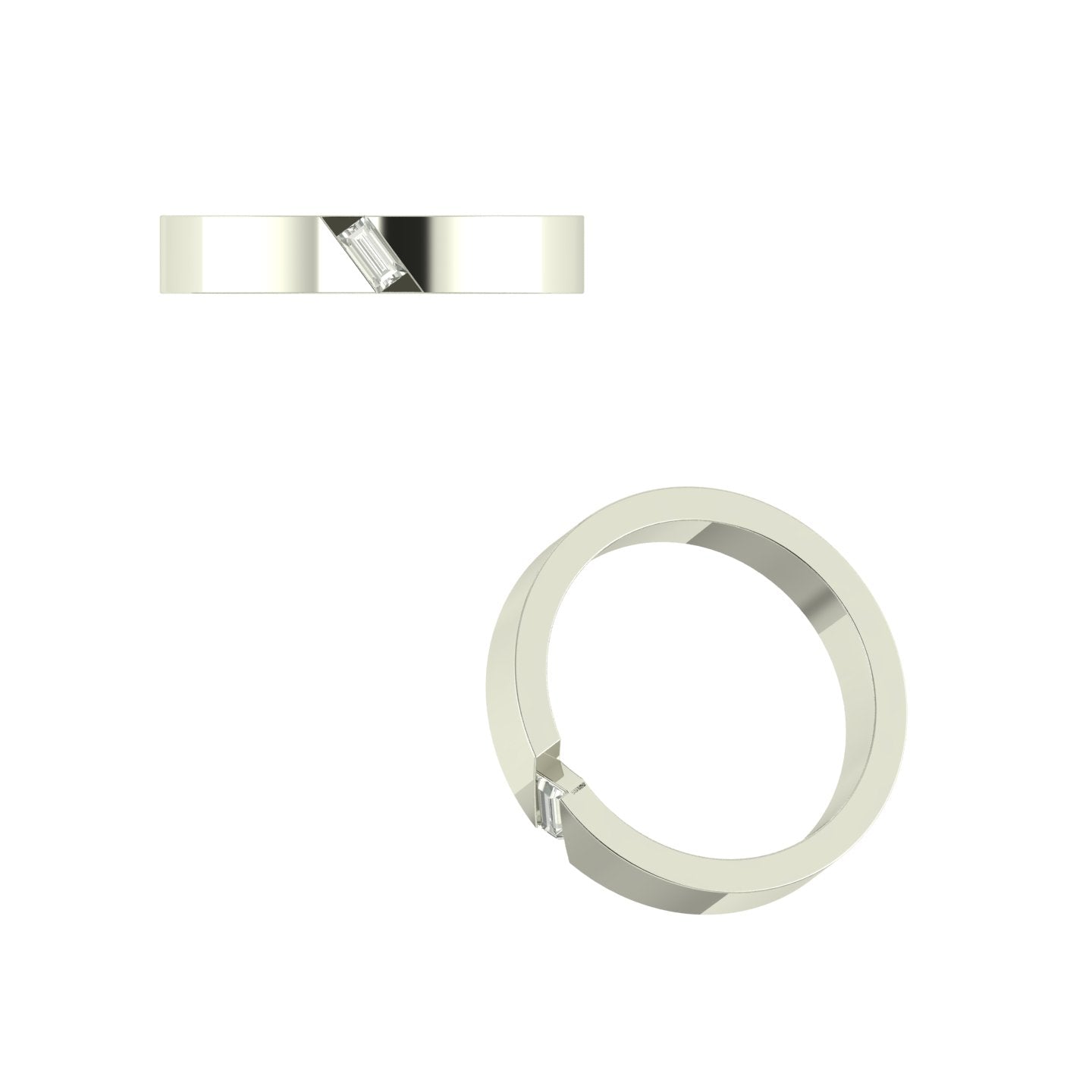 Anillo de Boda Royal Baguette