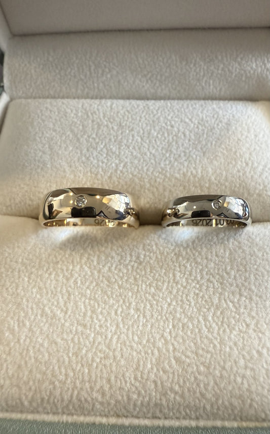 Dúo de Matrimonio en Oro 10k — Mod. 6
