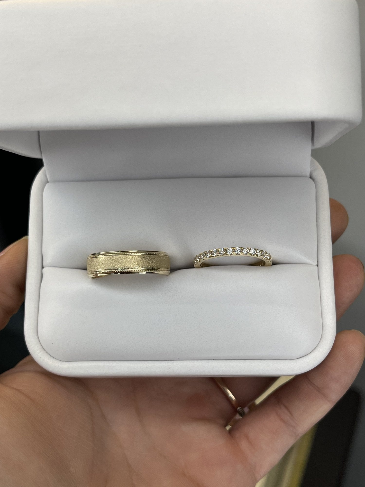 Dúo de Matrimonio en Oro 10k — Mod. 17