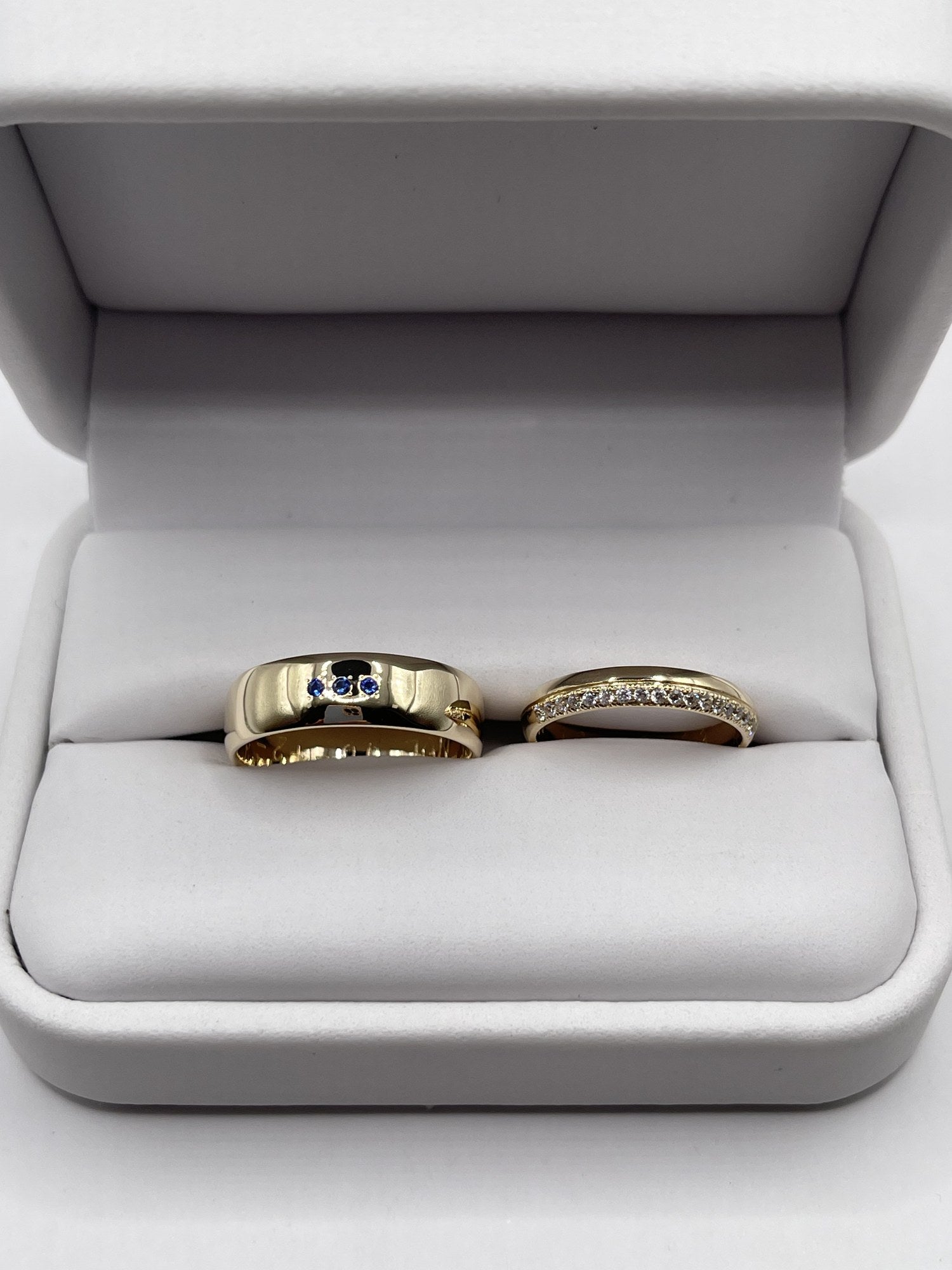 Dúo de Matrimonio en Oro 10k — Mod. 37