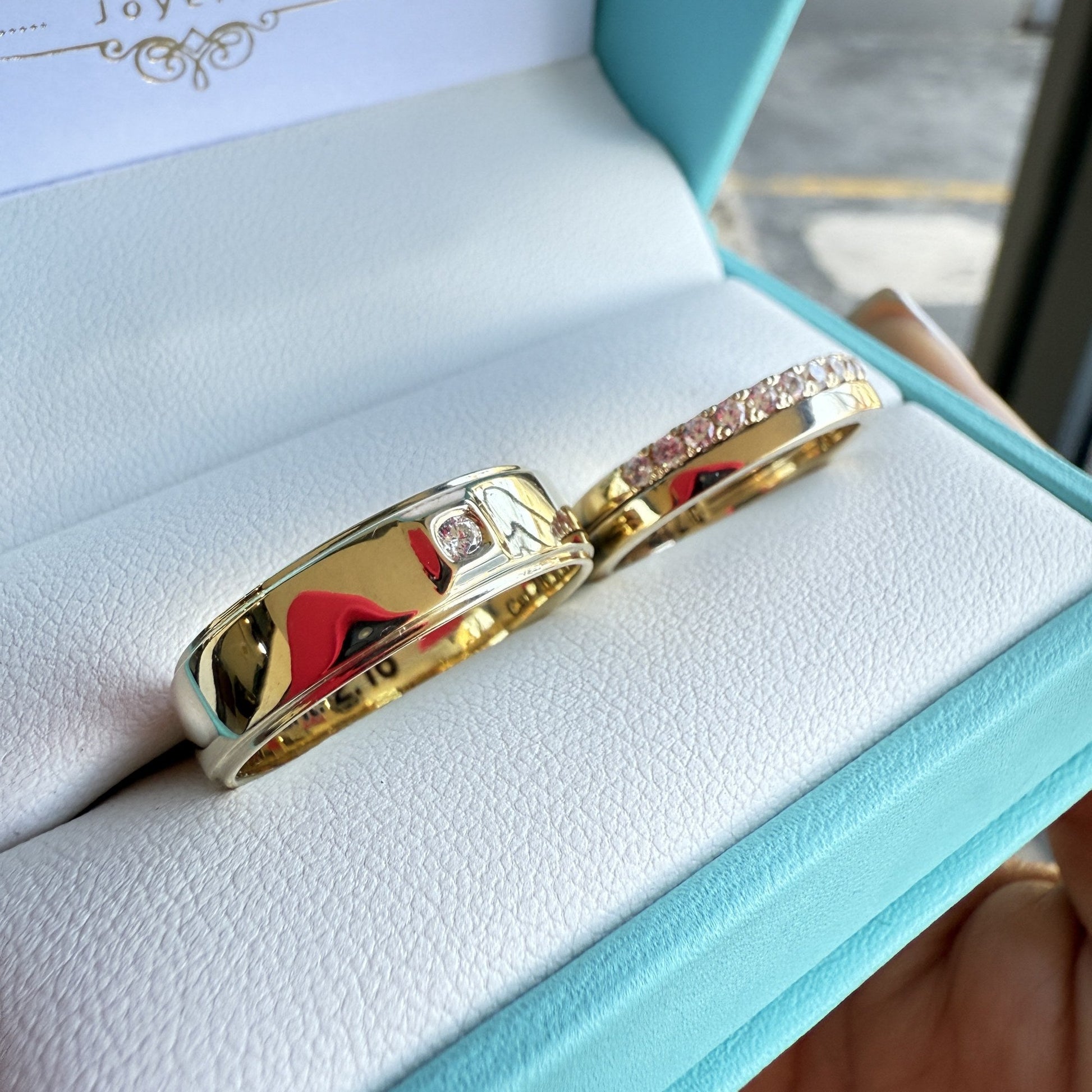 Dúo de Matrimonio en Oro 10k — otra vista