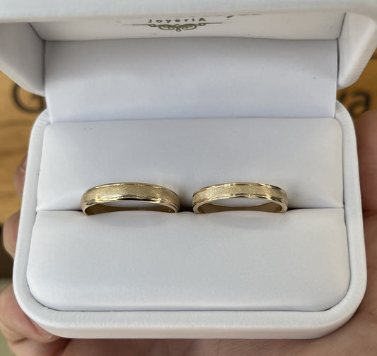 Dúo de Matrimonio en Oro 10k — Mod. 60