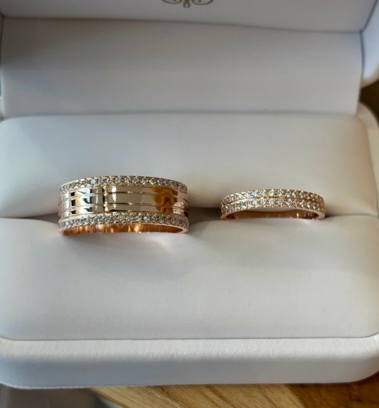 Dúo de Matrimonio en Oro 10k — Mod. 71