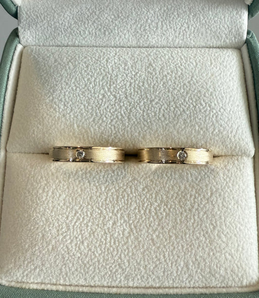 Dúo de Matrimonio en Oro 10k — Mod. 73