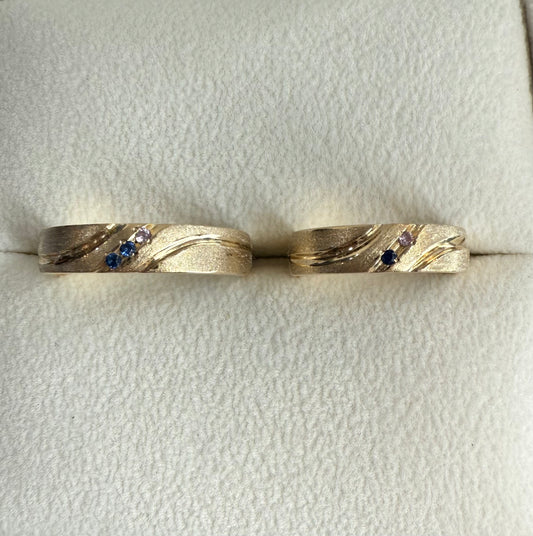 Dúo de Matrimonio en Oro 10k — Mod. 74