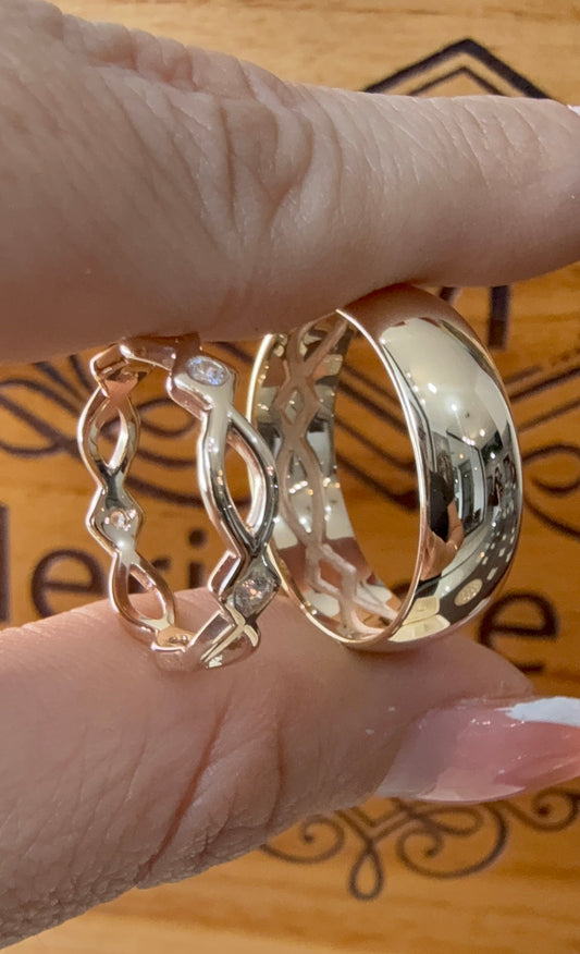 Dúo de Matrimonio en Oro 10k — Mod. 78