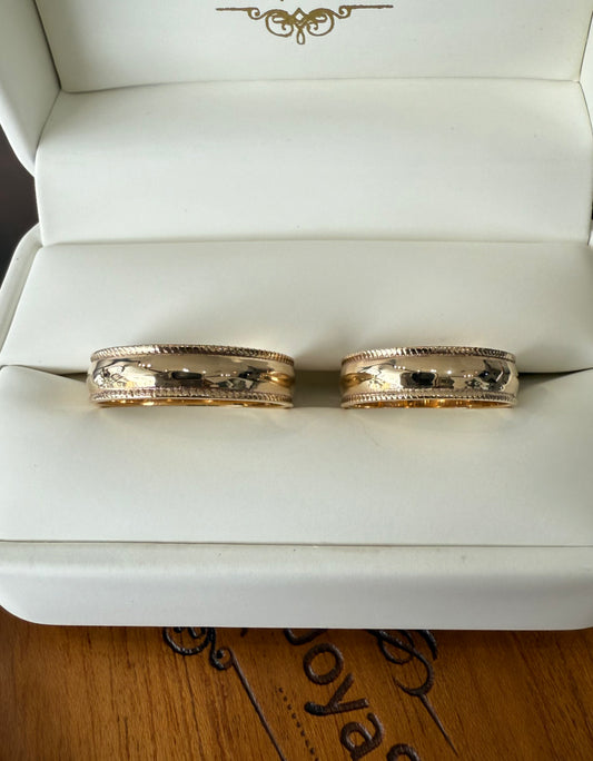 Dúo de Matrimonio en Oro 10k — Mod. 81