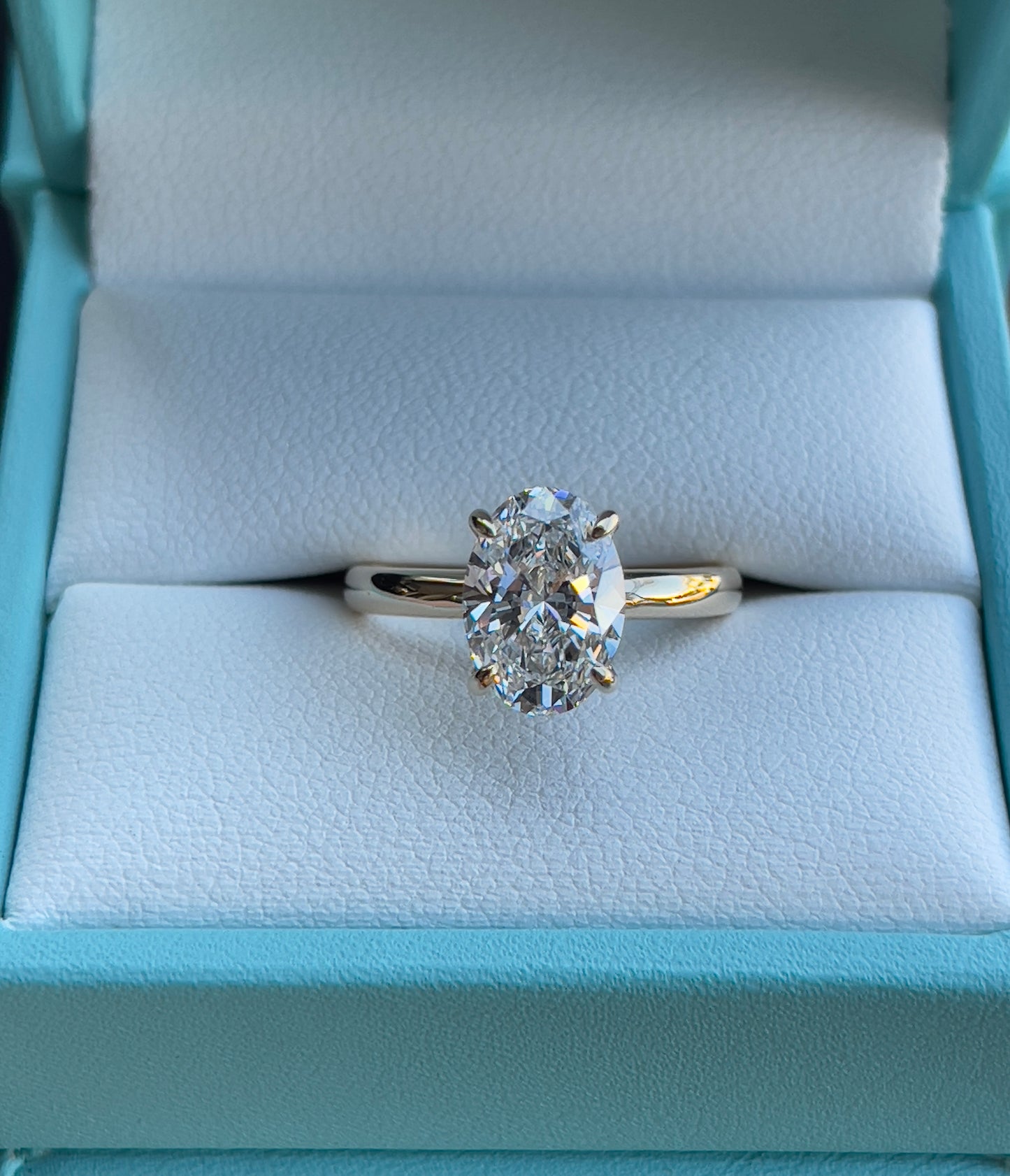 Anillo de Compromiso con Diamante de Laboratorio 1 CT