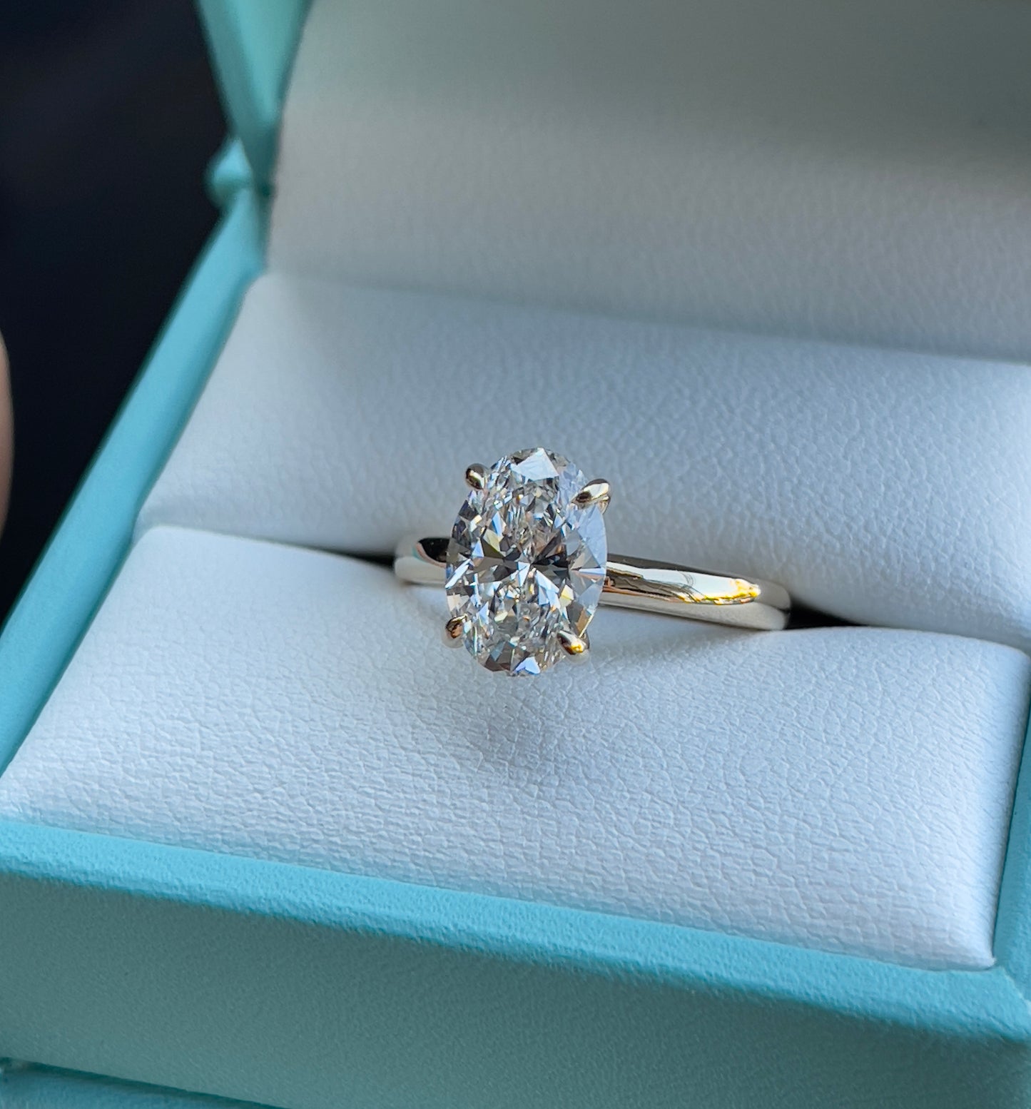 Anillo de Compromiso con Diamante de Laboratorio 1 CT