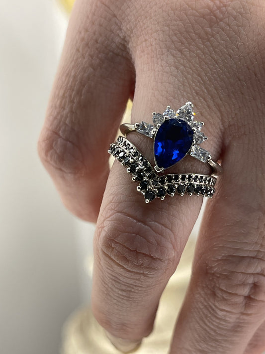 Anillo de Compromiso Corte Pera en Oro 14k — Mod. 5