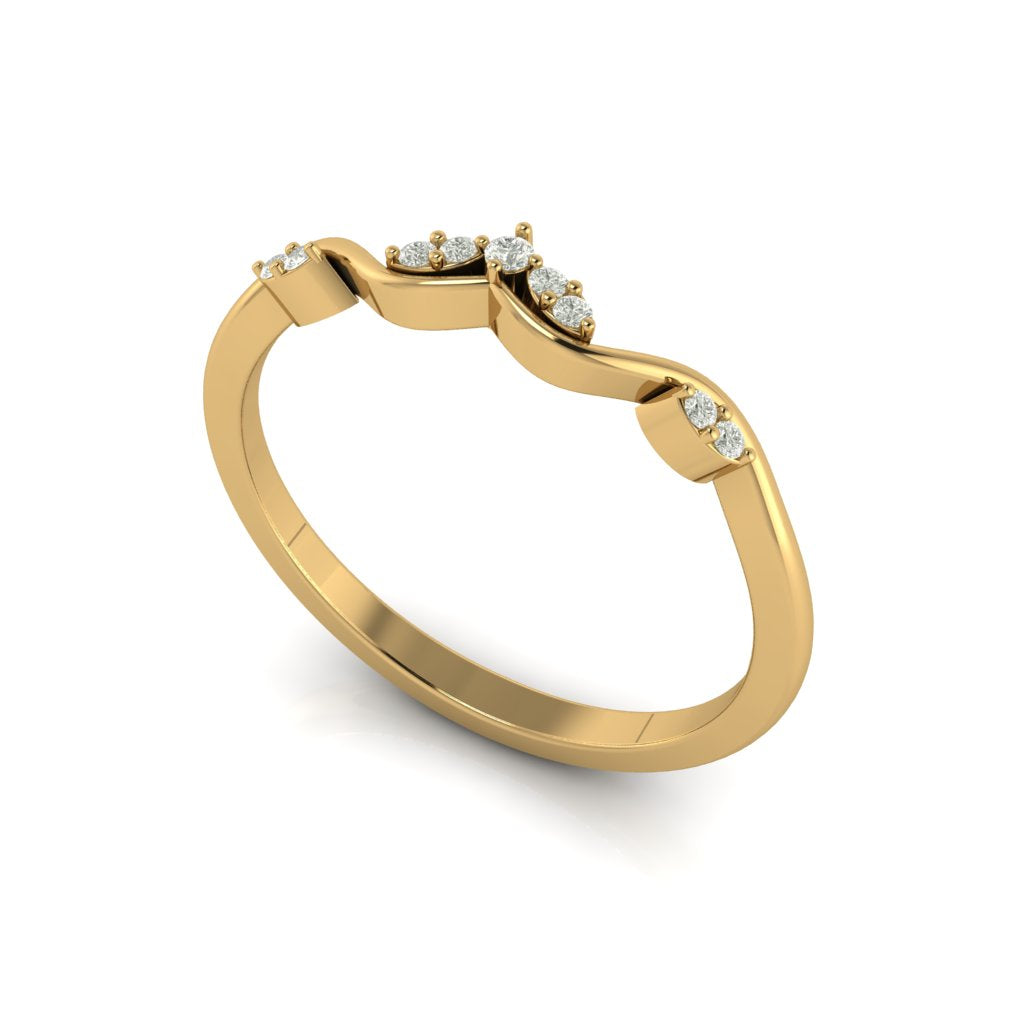 Anillo Lazo Elegance con Pavé
