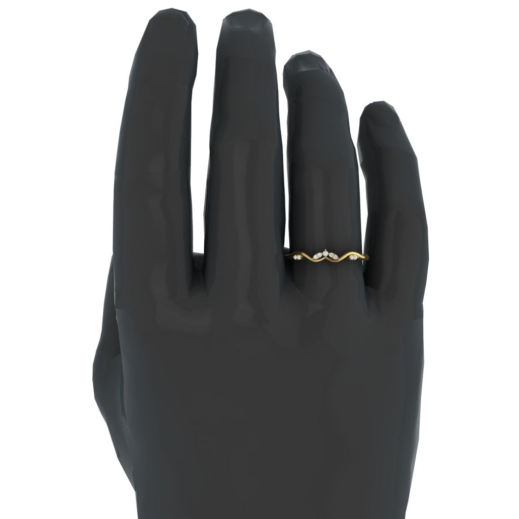 Anillo Lazo Elegance con Pavé