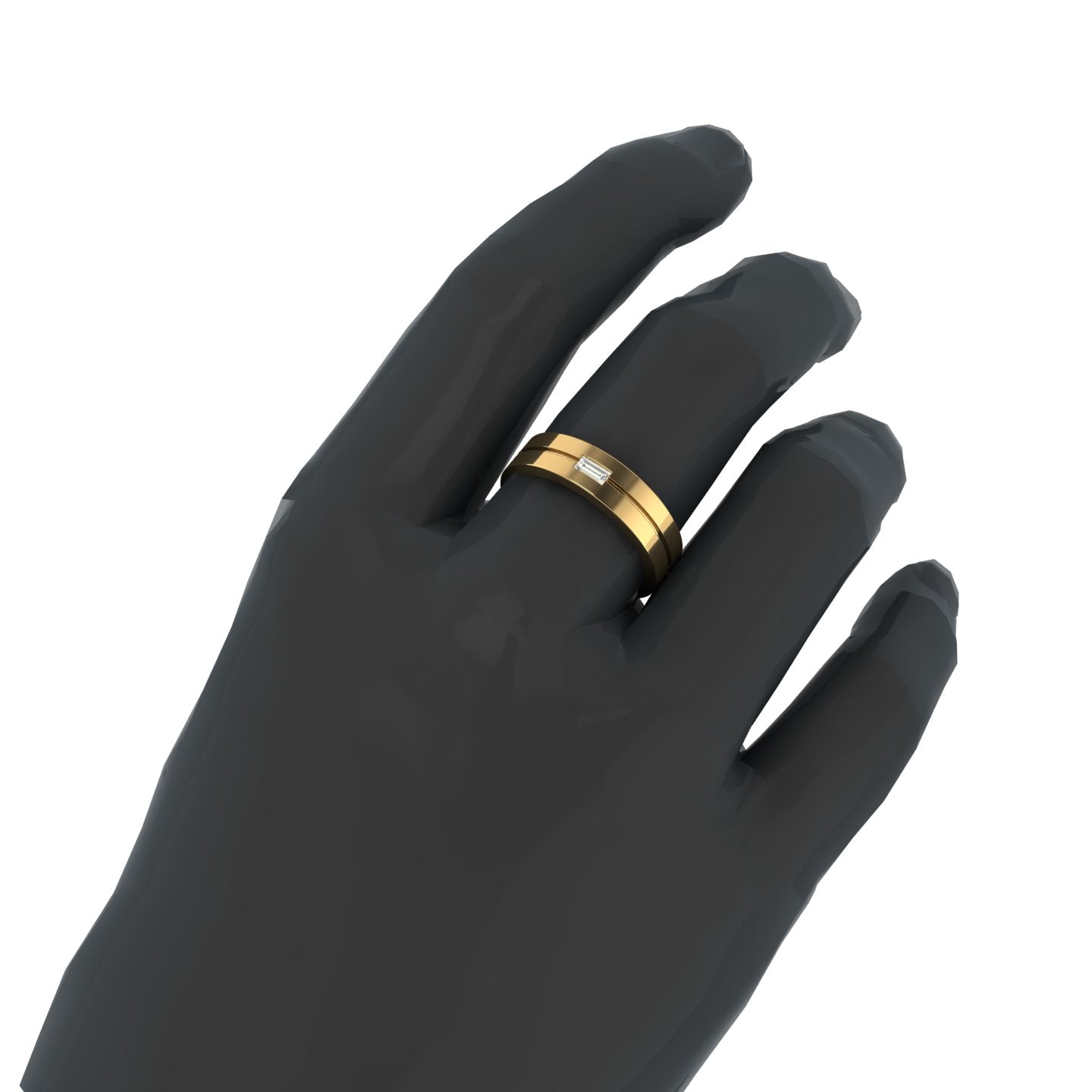 Anillo Baguette Royale Minimalista