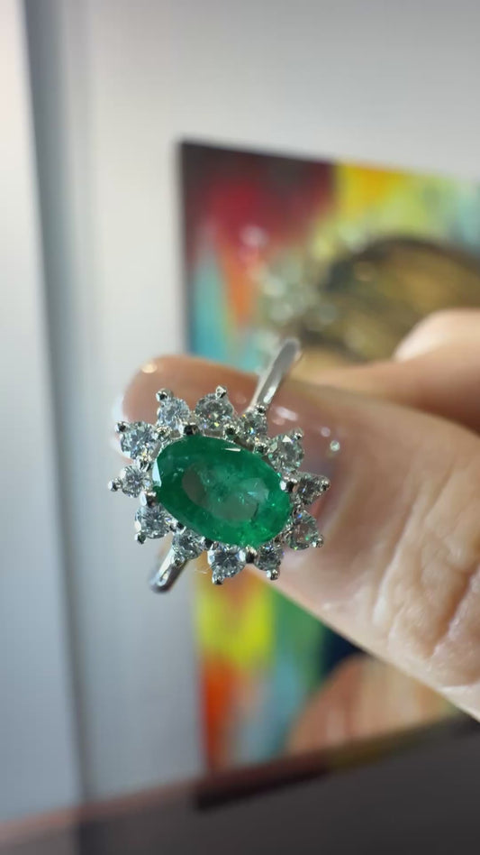 Anillo de Compromiso Corte Oval — Mod. 5