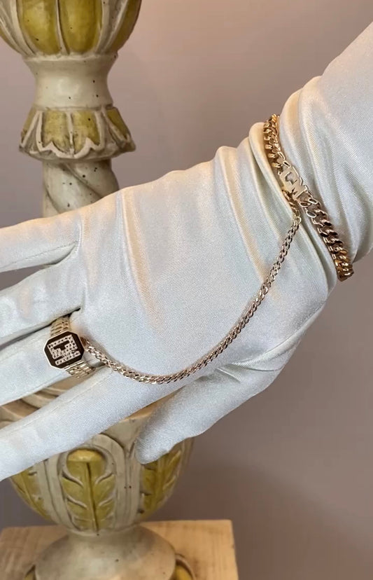Pulso de cadena en oro
